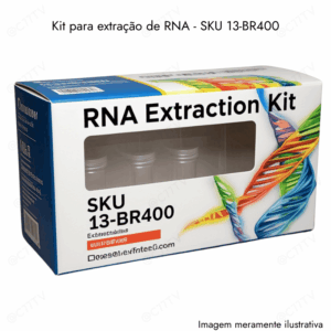 Kit extração magnética manual de DNA vegetal (beads) - 50 extrações - RUO
